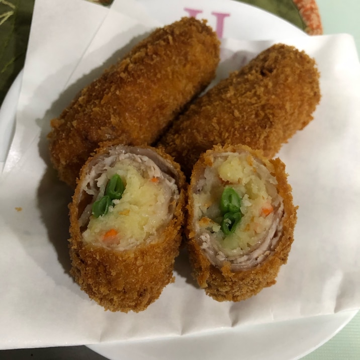 肉巻きポテトコロッケ